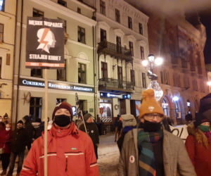 Protest na ulicach Torunia 28 stycznia