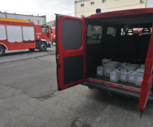 Lubelscy strażacy produkują płyn do dezynfekcji 