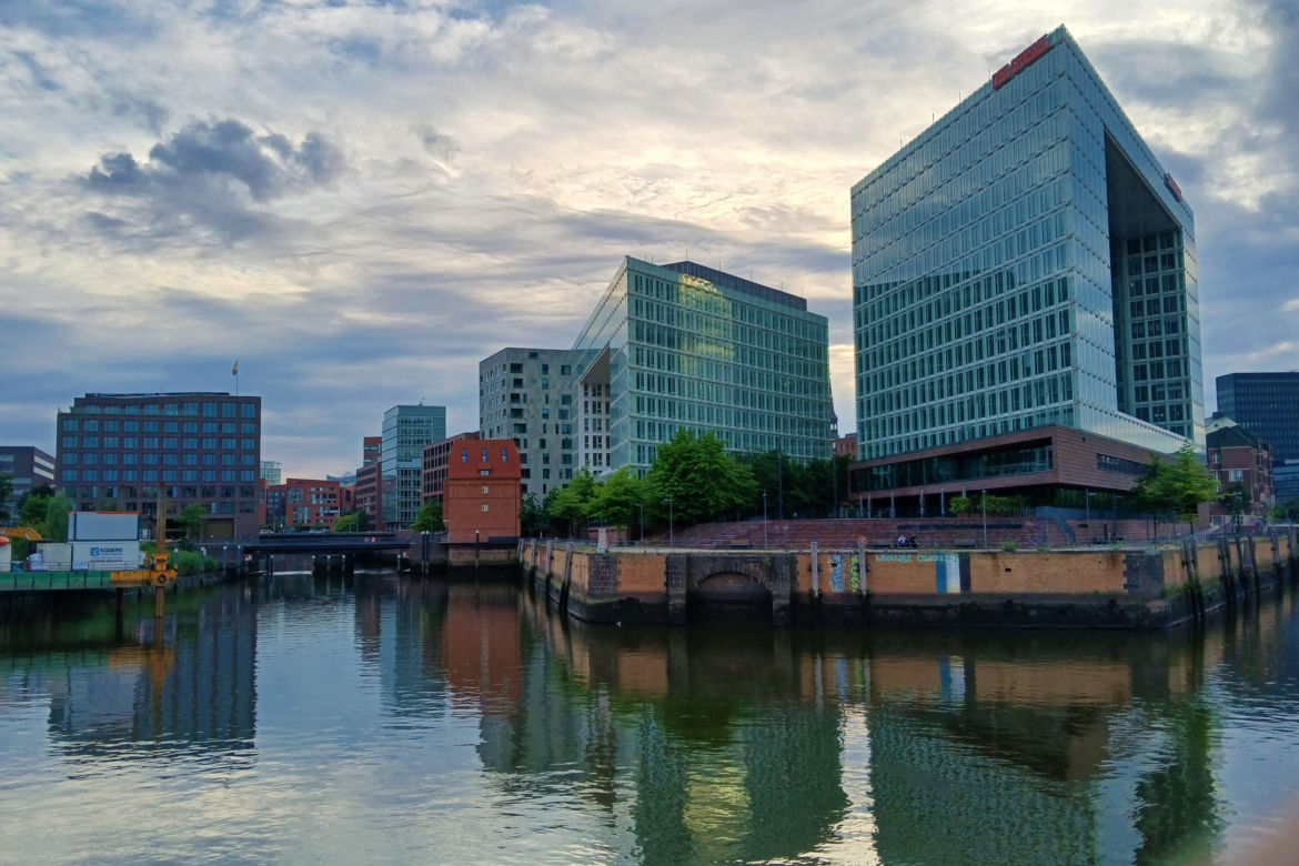 HafenCity i Speicherstadt w Hamburgu