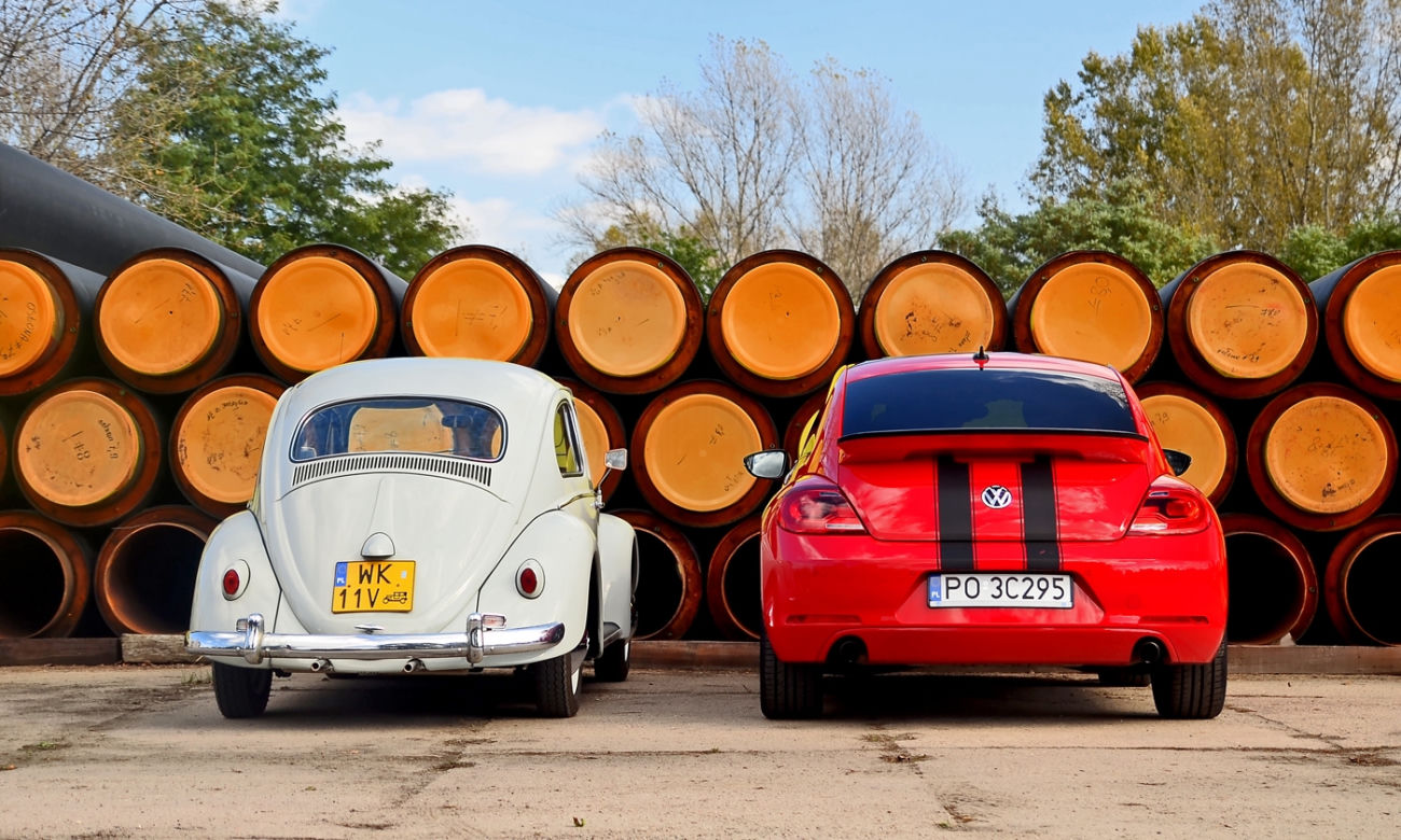 Volkswagen Beetle 2014 r. vs. Volkswagen Garbus 1960 r.