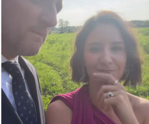 M jak miłość nowy sezon. Bartek (Arkadiusz Smoleński), Agnes (Amanda Mincewicz) planie serialu