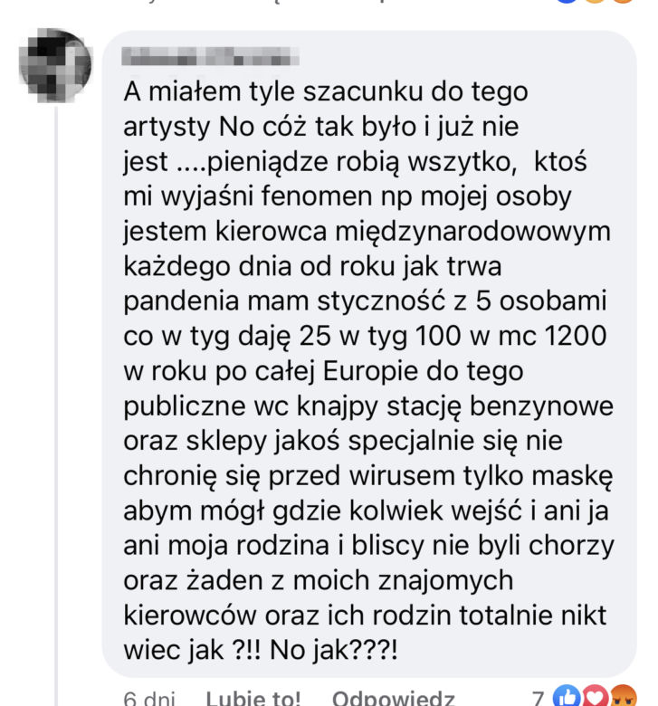 Życzą śmierci Krawczykowi