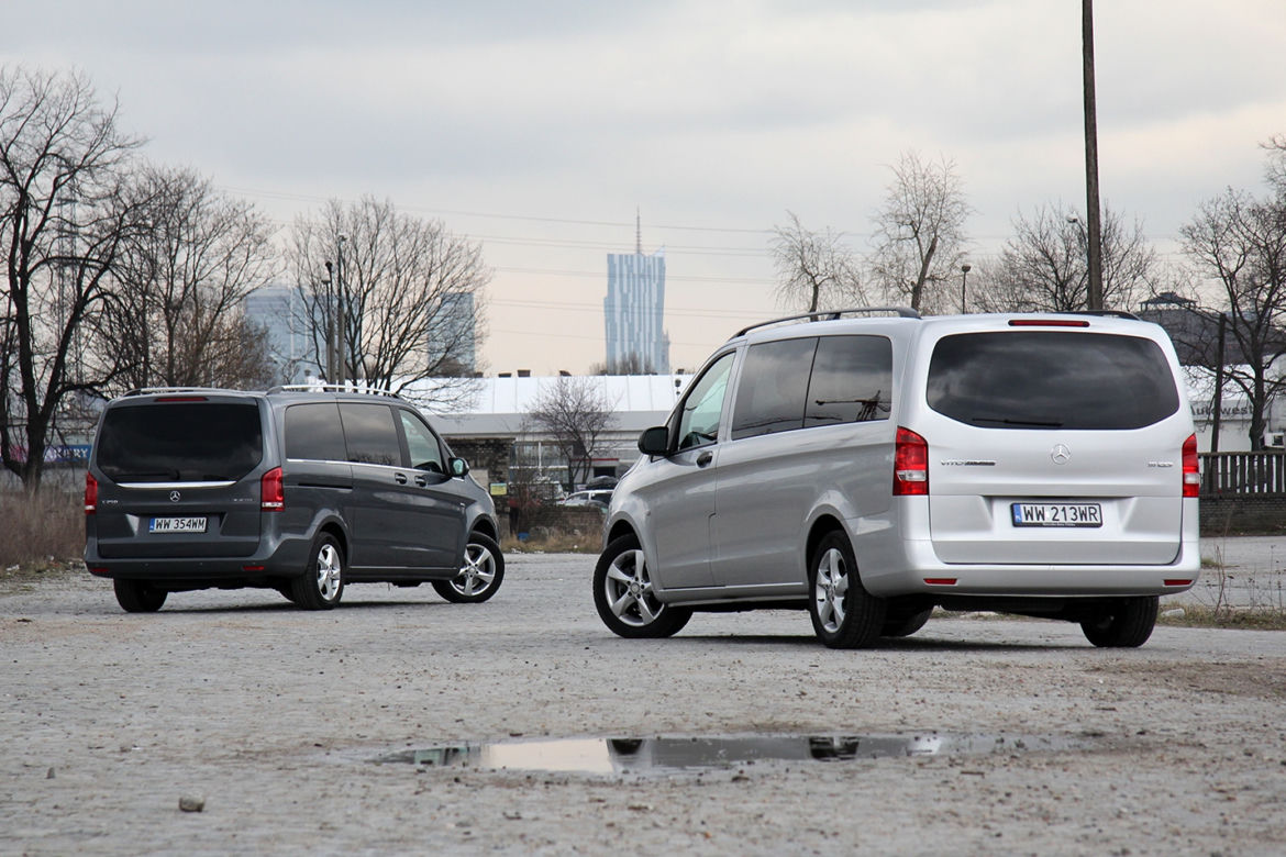 Mercedes Vito Tourer 111 CDI vs. Mercedes V250