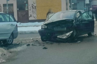 Kolizja w Lęborku (20.02.2026)