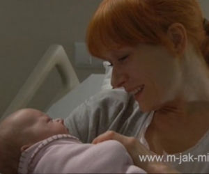 M jak miłość odc. 1202. Agnieszka (Magdalena Walach), Helenka (Krystian Drescher)