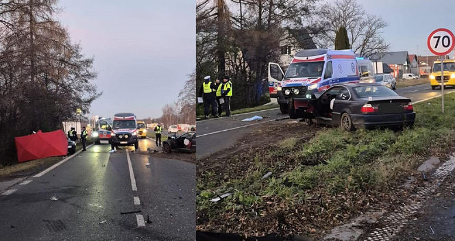 Potworny wypadek w Ustroniu. Bmw zmiażdżyło mazdę, nie żyje 18-latka