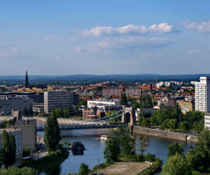 Tak wygląda Wrocław ogladany z najwyższego budynku na Przedmieściu Oławskim