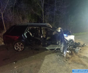 Tragedia na Dolnym Śląsku. Dwóch młodych mężczyzn zginęło w wypadku