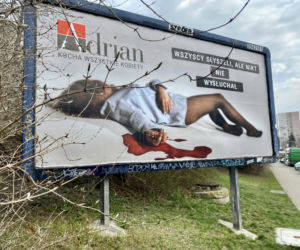 Szokująca reklama rajstop