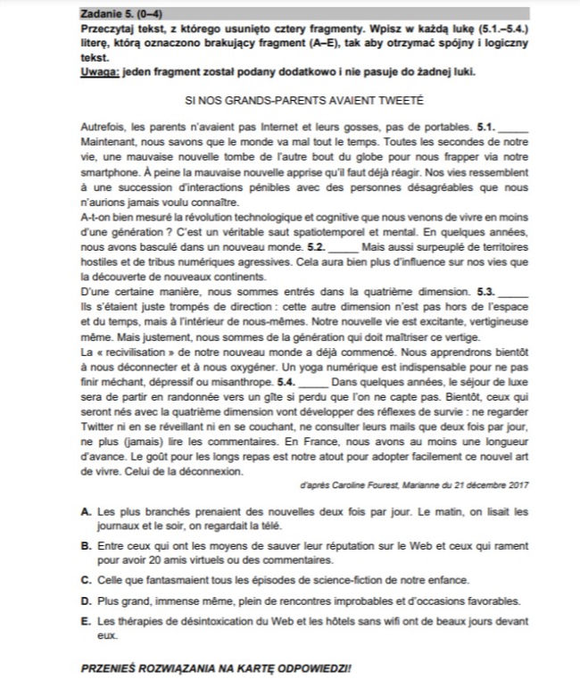 Matura 2021: Język francuski. Arkusze CKE z francuskiego znajdziesz tutaj [Matura 12.05.2021]