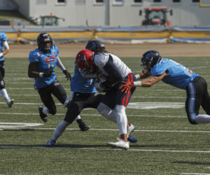 Futbol amerykański. Panthers Wrocław przegrali z Hamburg Sea Devils 23:26