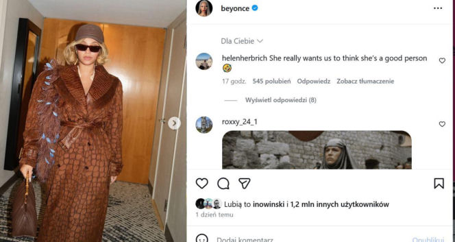 Beyonce nowa fryzura