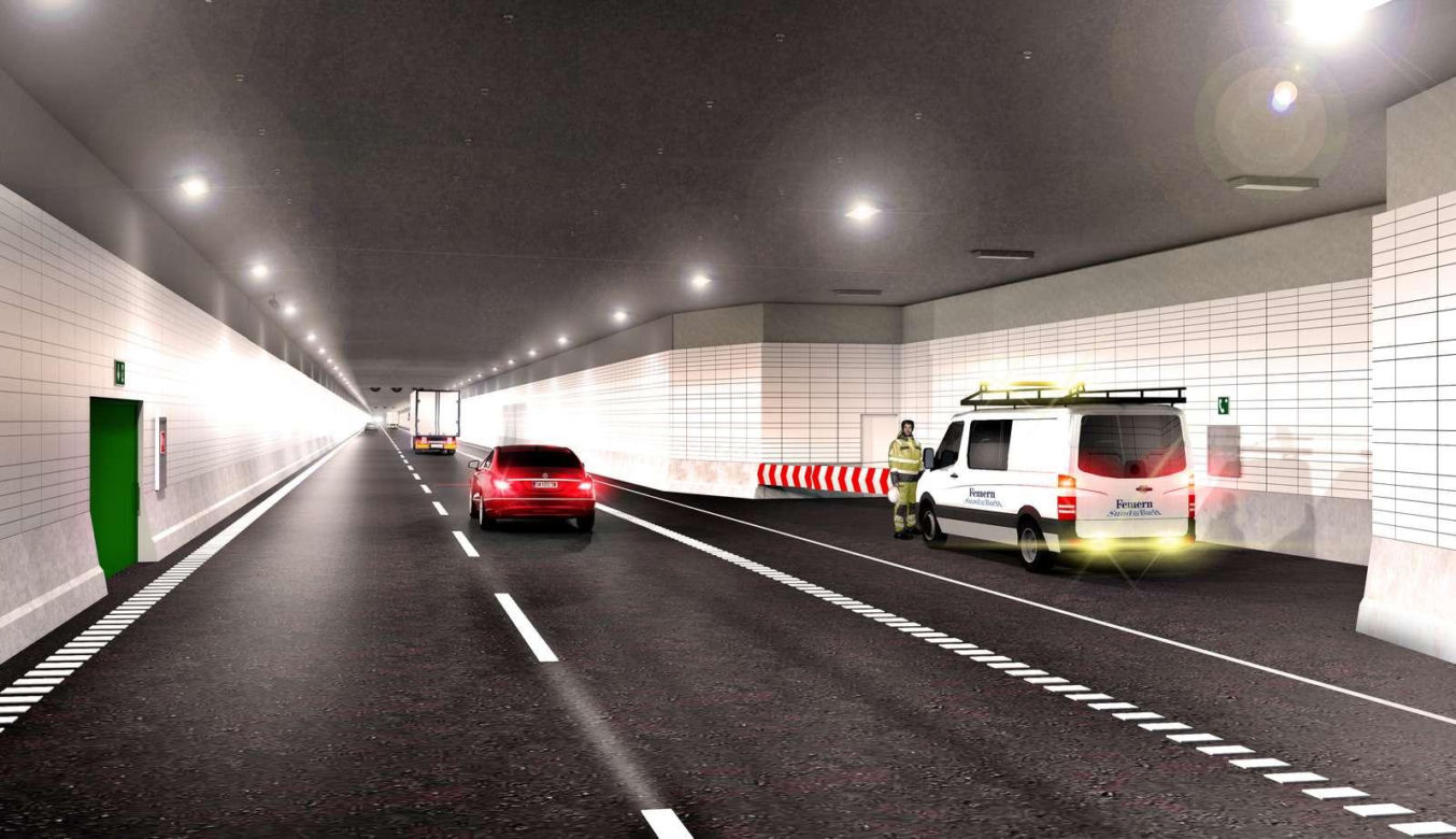 Plac budowy tunelu Fehmarnbelt - wizualizacje