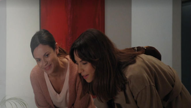 M jak miłość, odc. 1919. Kasia (Paulina Lasota), Aneta (Ilona Janyst)