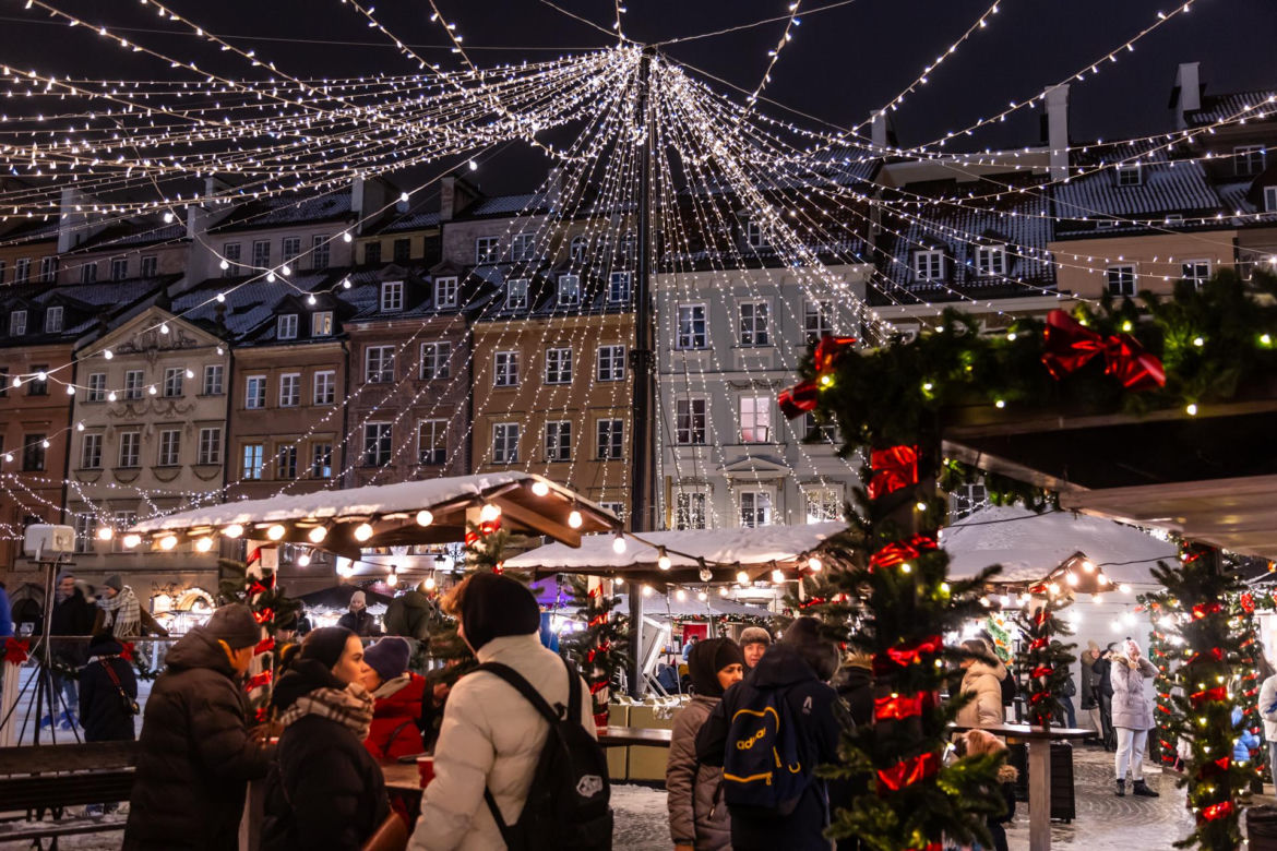 Iluminacja świąteczna 2023 w Warszawie - zdjęcia