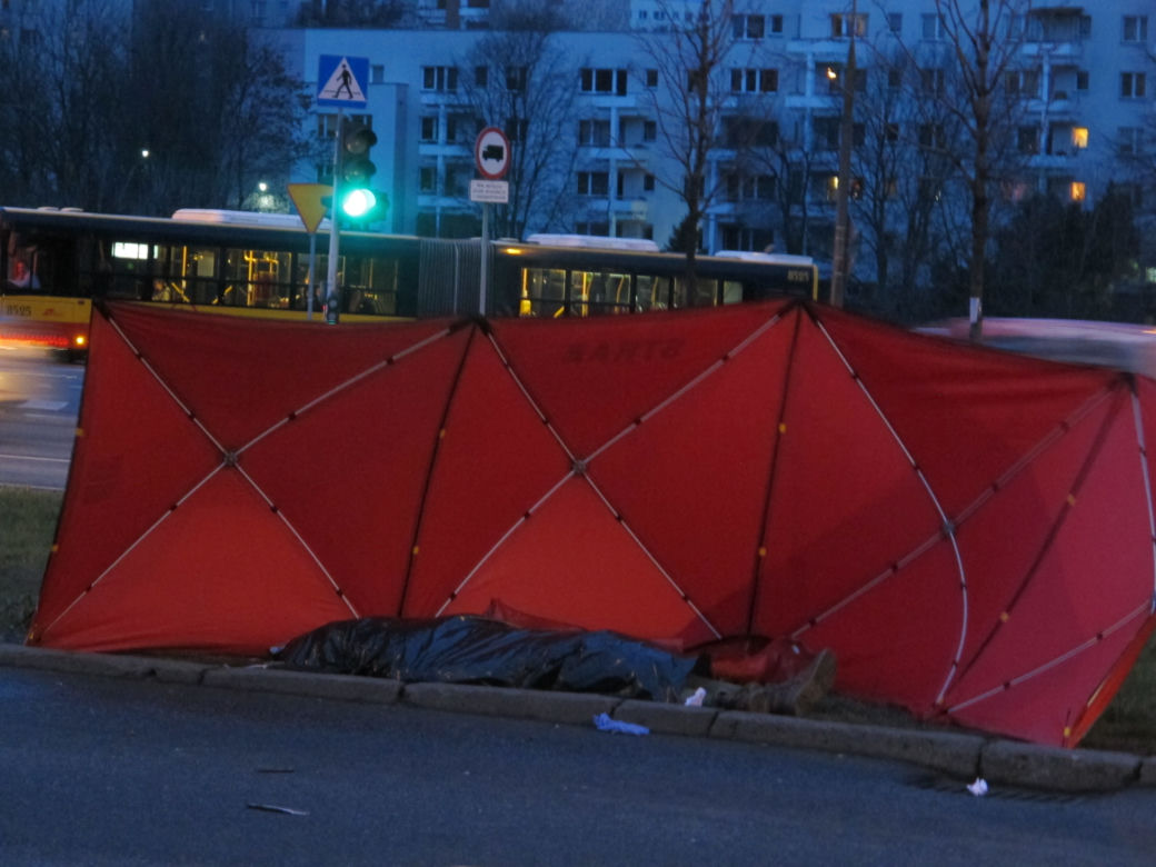 Śmiertelny wypadek w Dolinie Służewieckiej