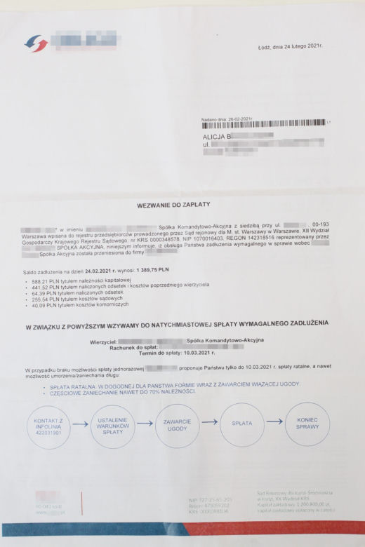Policja zabrała telefon10 lat temu. Dziś musi zapłacić ogromny dług