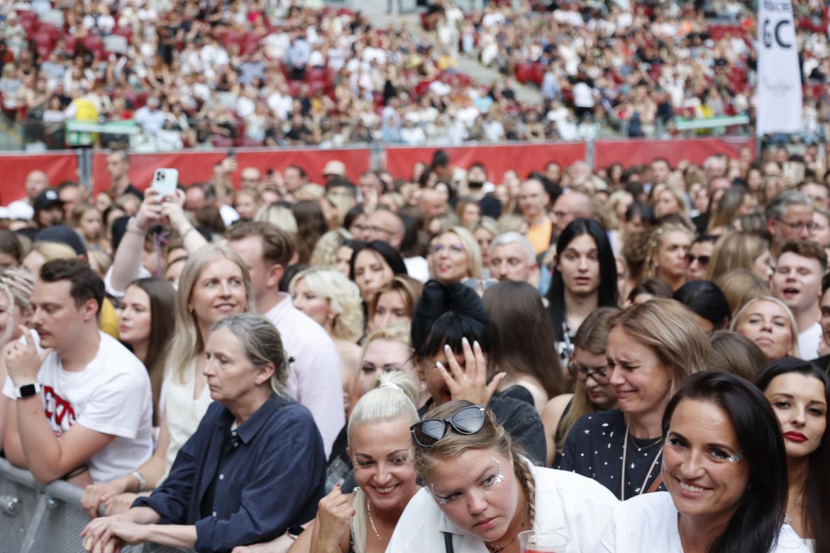 Koncert Jennifer Lopez w Warszawie (25.07.2025) - część druga. Organizatorem koncertu jest Prestige MJM