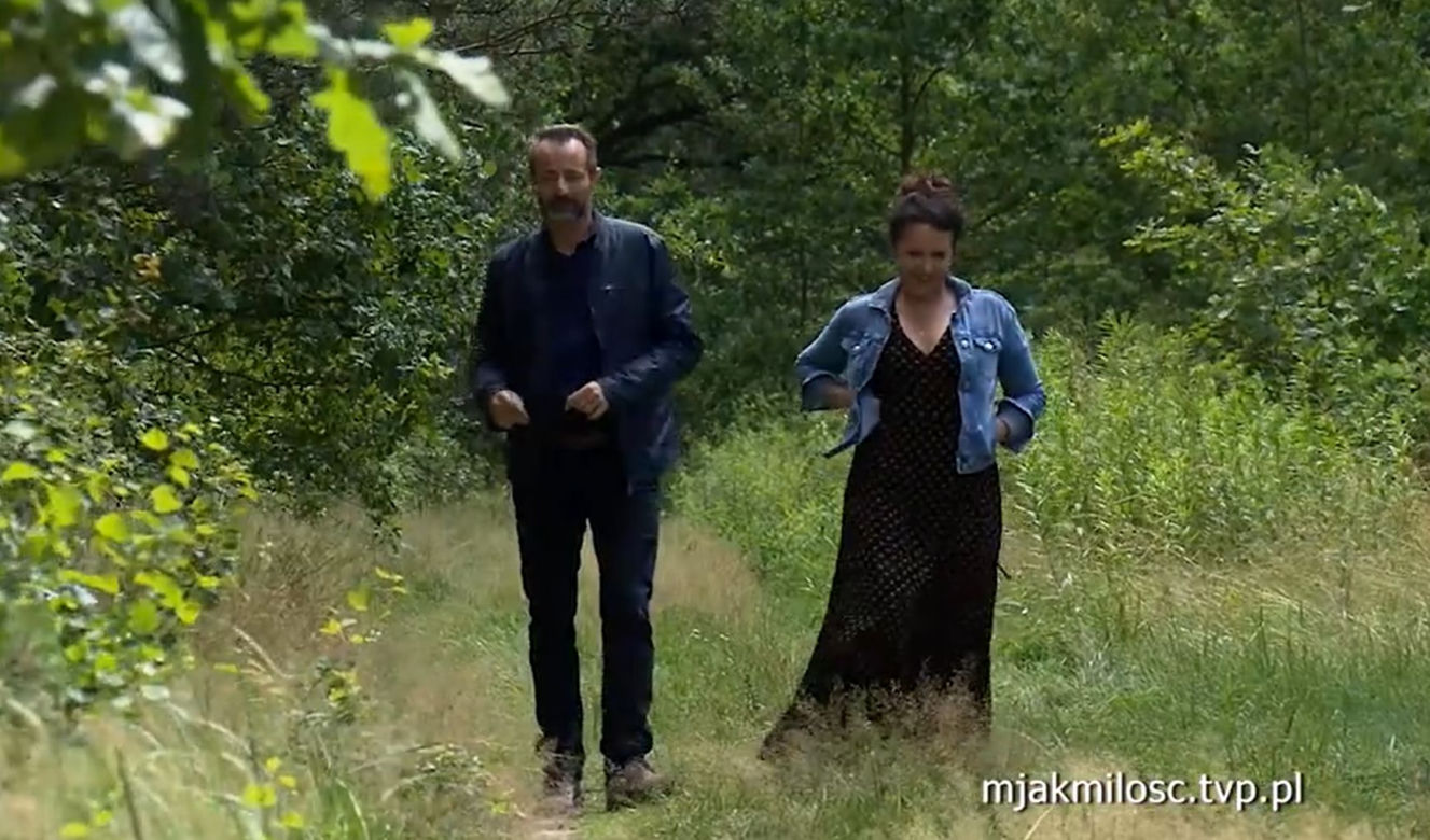 M jak miłość, odc. 1543: Marysia (Małgorzata Pieńkowska), Jacek (Tomasz Sobczak)