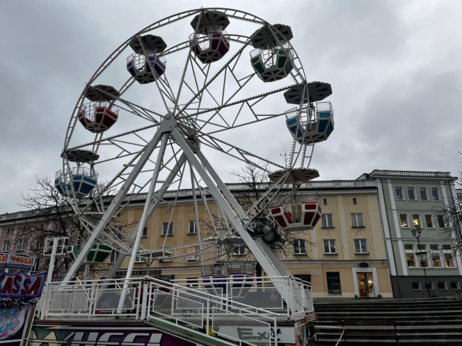 Diabelski młyn na Rynku Kościuszki w Białymstoku