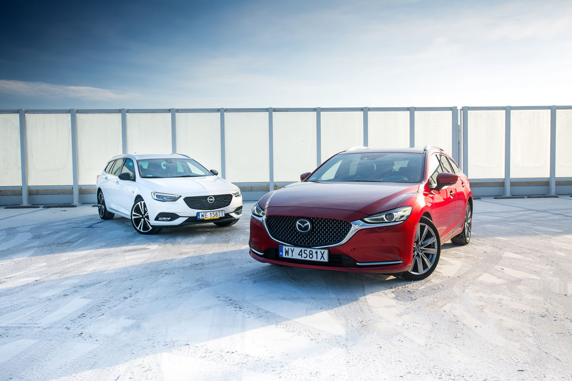 Mazda 6 Sport Kombi 2.2D 184 KM AT6 AWD vs. Opel Insignia Sports Tourer 2.0 CDTi 210 KM AT8 AWD