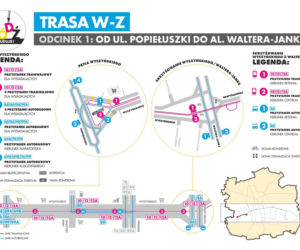 Komunikacja na trasie WZ