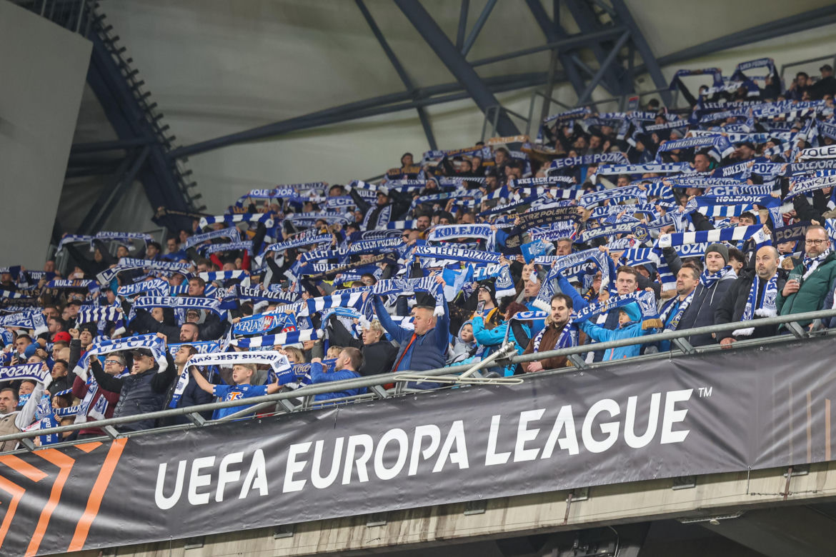 Lech Poznań - Sunderland: Zdjęcia kibiców i zawodników z meczu 3. kolejki fazy ligowej Ligi Europy 2026/27