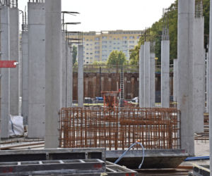 Budowa Fabryki Wody - sierpień 2020