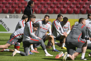 Szwecja - Polska. Ostatni trening Polaków przed wylotem do Sztokholmu. Bojowe nastroje! [ZDJĘCIA]