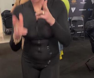 Ewa Brodnicka na konferencji Prime MMA