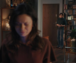 M jak miłość odc. 1929. Aneta (Ilona Janyst), Kasia (Paulina Lasota)