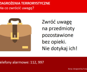 Zagrożenie terrorystyczne: Jak się zachować? Komunikaty w pojazdach MPK [GALERIA, AUDIO]