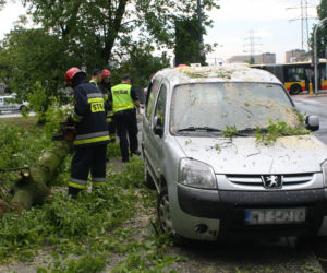 NAWAŁNICA PRZESZŁA PRZEZ WARSZAWĘ.