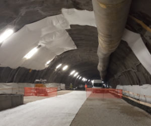 Drążenie tunelu na zakopiance