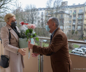 Agata Duda odwiedzała pana Marka. Szczególny powód 