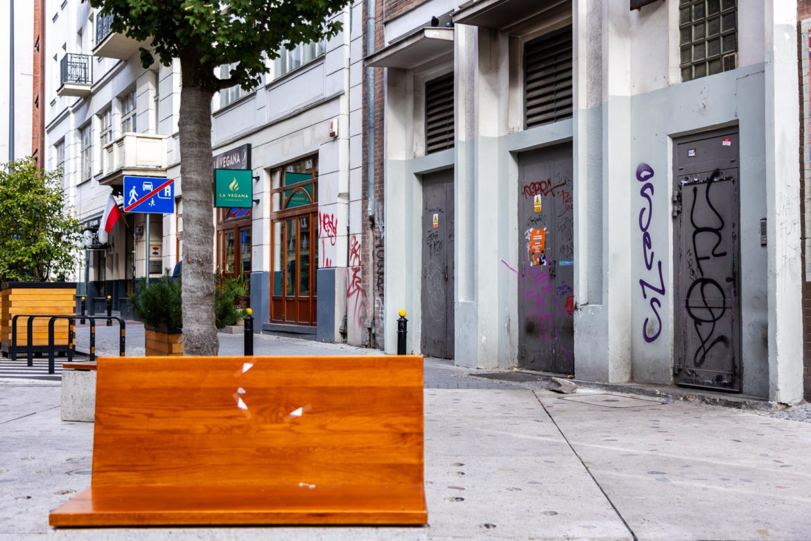Graffiti w Warszawie – Plac Pięciu Rogów