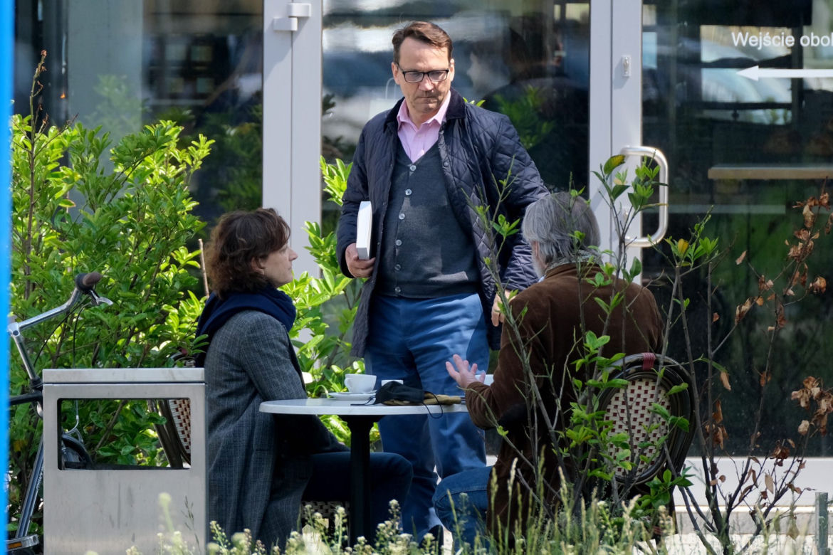 Radosław Sikorski z żoną Anną Applebaum