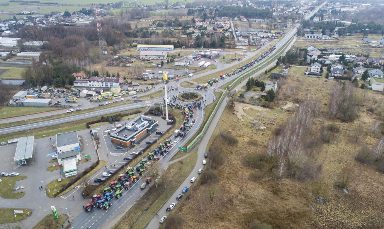 protest rolniczy Siedlce