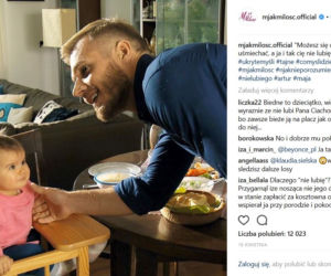 Za kulisami M jak miłość. Maja (Anna Wierzchoń), Artur (Tomasz Ciachorowski)