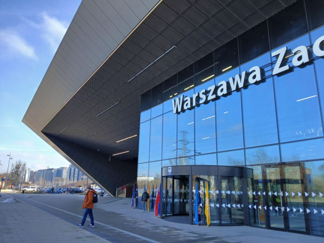 Dworzec kolejowy Warszawa Zachodnia po otwarciu