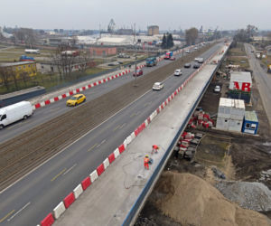 Przebudowa Estakady Pomorskiej - marzec 2021