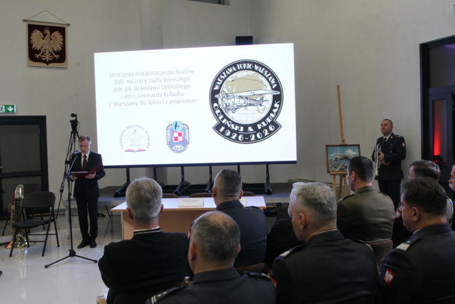 Inauguracja obchodów 100-lecia historycznego lotu. Orliński i Kubiak  polecieli z Warszawy do Tokio i z powrotem