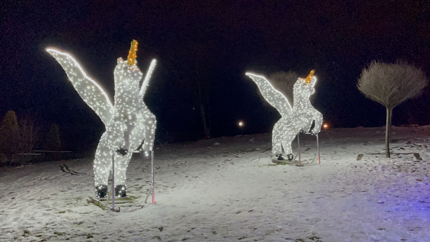Świąteczne iluminacje w Muszynie