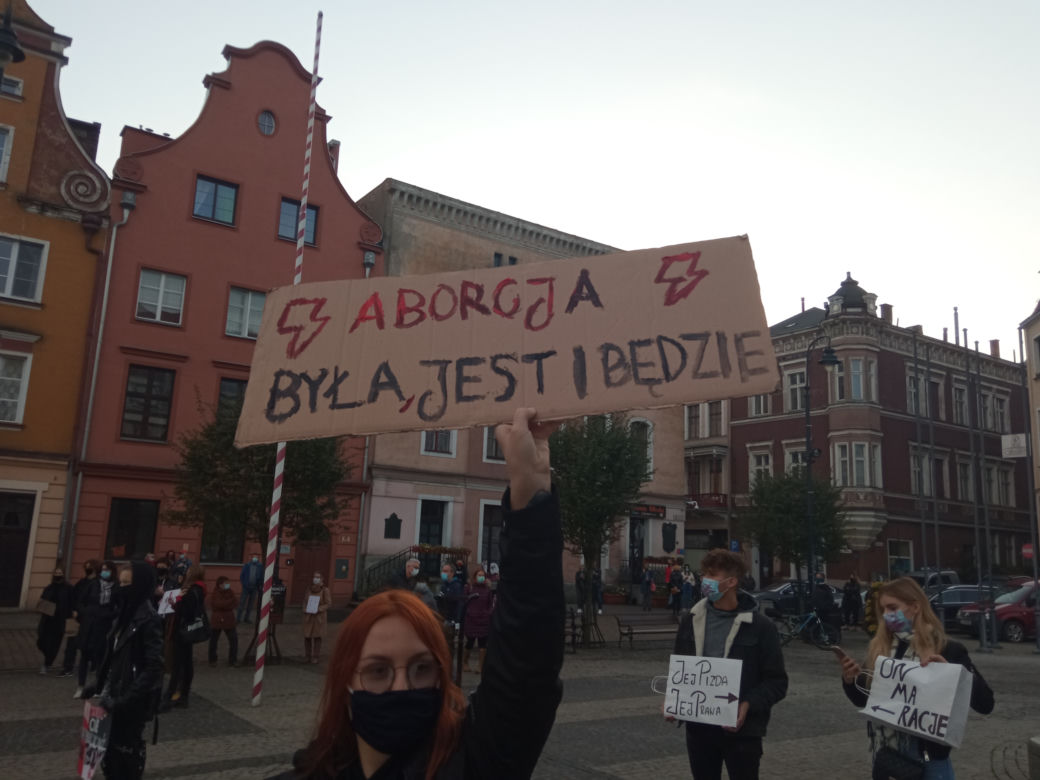 Protest w Grudziądzu