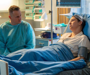 Na dobre i na złe odc. 985. Aleś Zagajewski (Paweł Małaszyński), Iga Kaczorowska (Anna Szymańczyk)