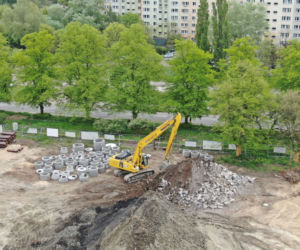 Budowa Fabryki Wody w Szczecinie - maj 2020