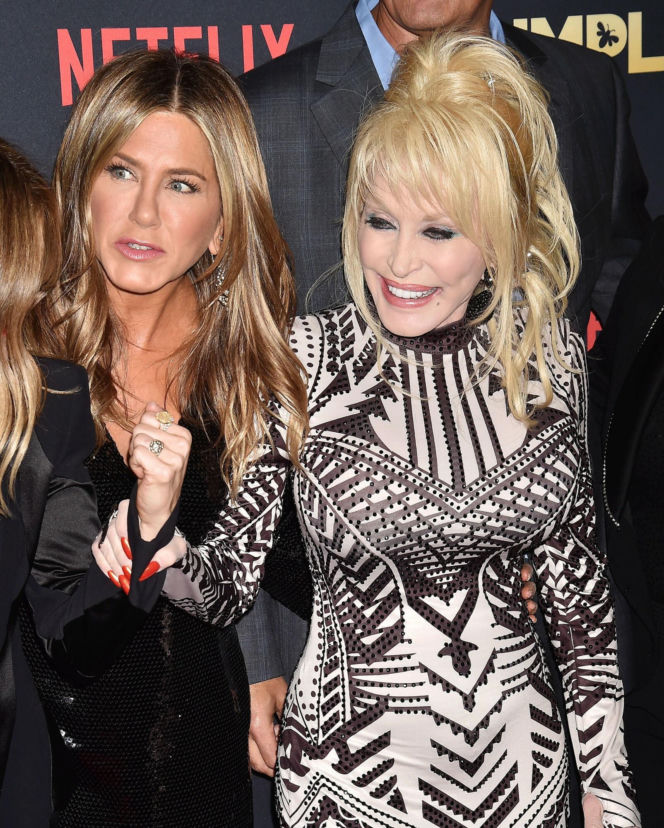 Jennifer Aniston i Dolly Parton 