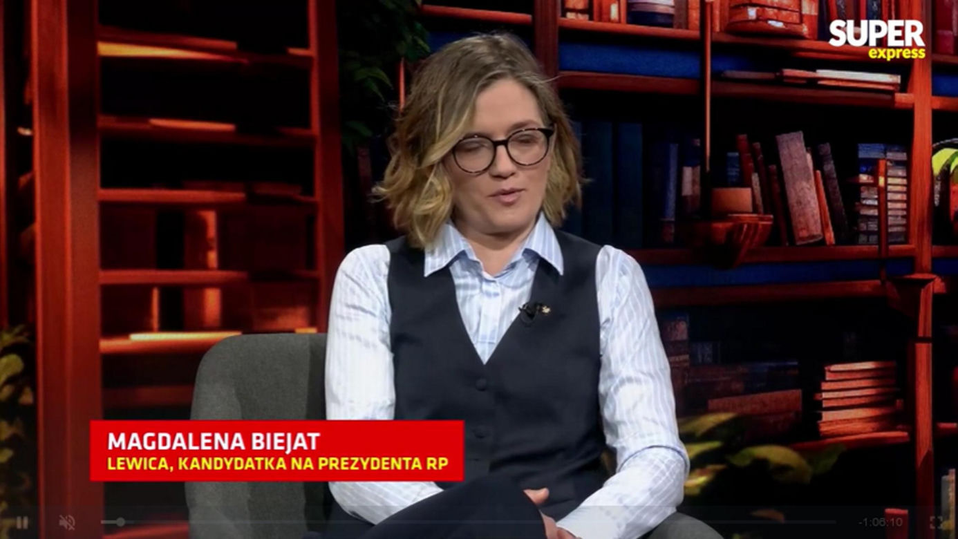 Magdalena Biejat w programie "Dudek o polityce"