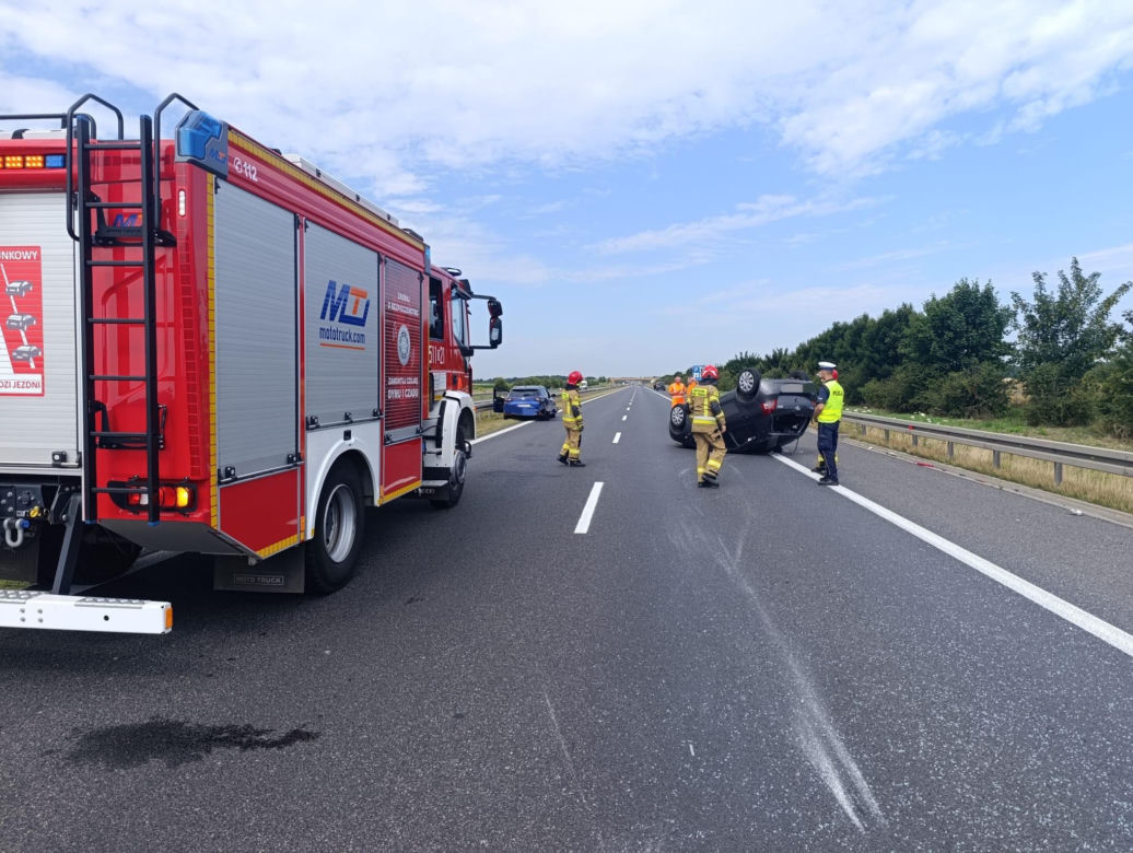  Karambol na S8 pod Wrocławiem. Zderzyło się łącznie 7 pojazdów