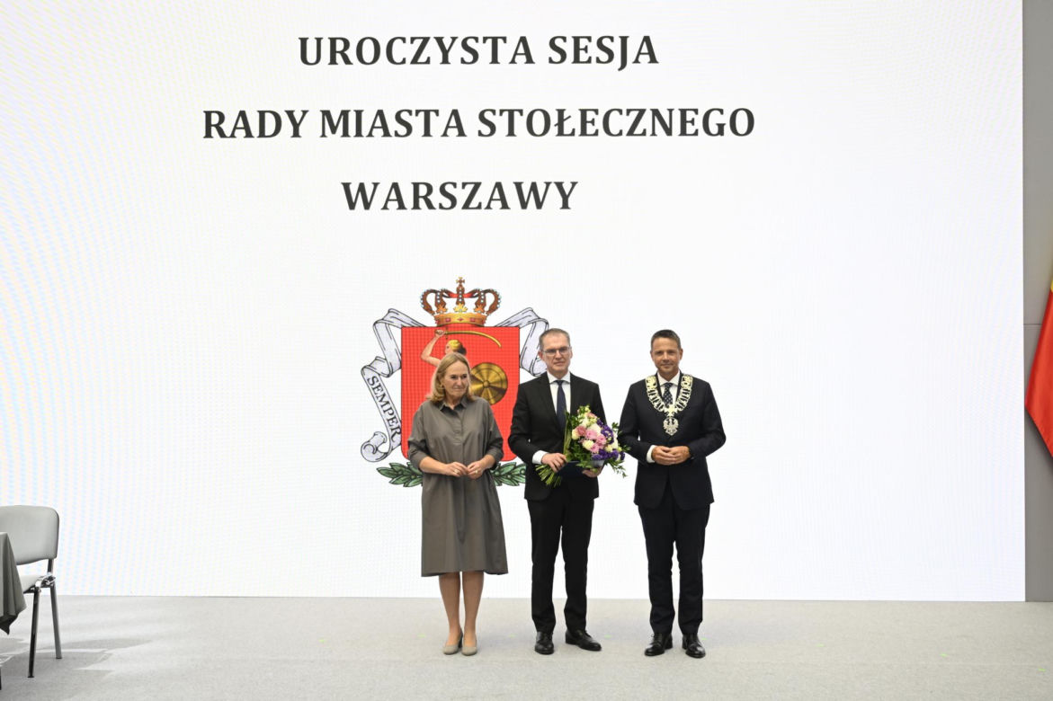 Warszawa uhonorowała Andrzeja Poczobuta. Wzruszające słowa po odebraniu odznaki Honorowego Obywatela